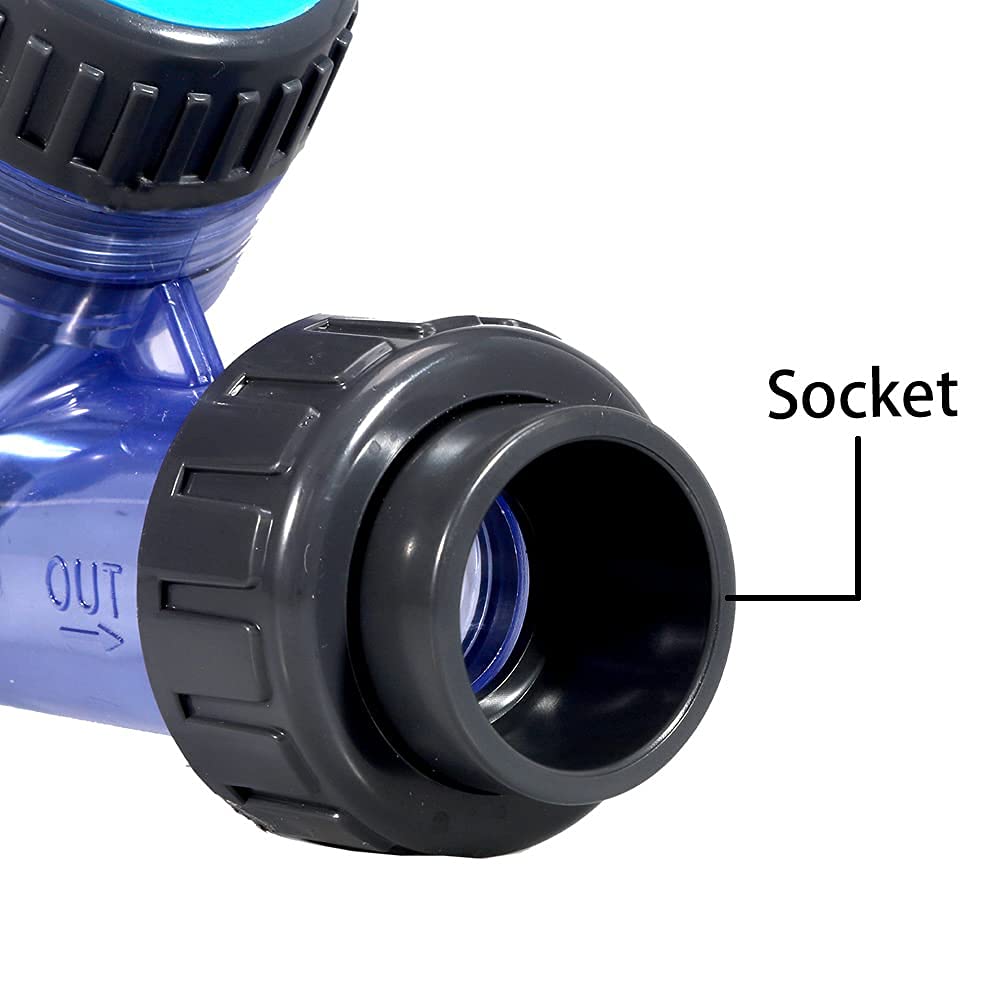 Amazon.com: TOMEX 3/4'' Y-Strainer - Clear UPVC Sediment Y